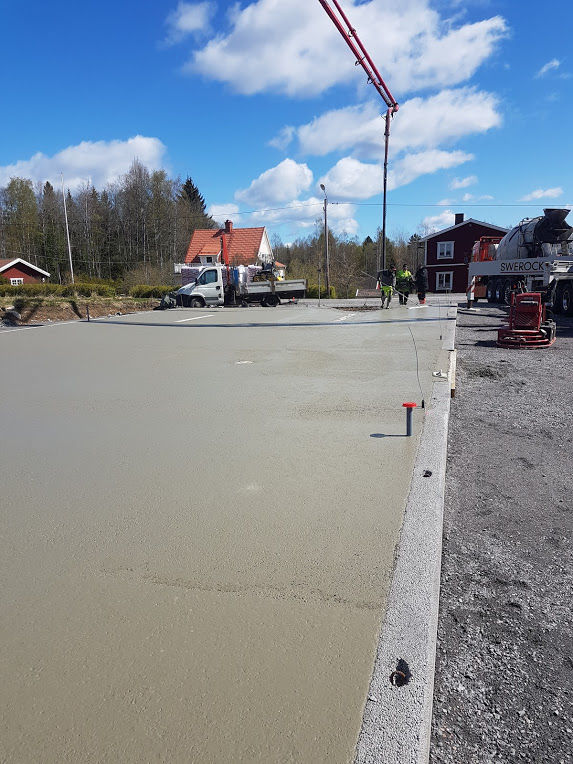 Fixar gjutningen åt Assistancekåren i Ludvika, Dalarna. Betonggården Betong & Armering